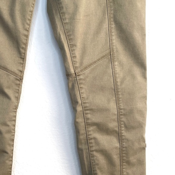 L.L. Bean Khaki Skinny Outdoor Pants Size 10 - Picture 3 of 9